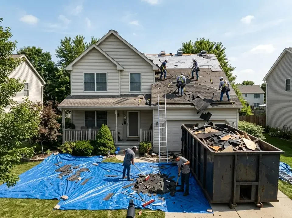 roof-replacement-debris-remova-004 — frequently asked questions, Cheapest Dumpster Rentals in Riverton, IL
